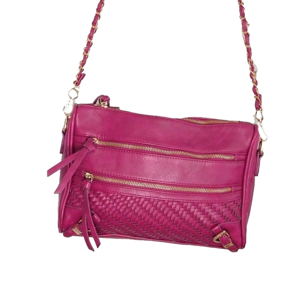 Urban Expressions Handbags - URBAN EXPRESSIONS MULTI ZIPPER SHLDR/CRSSBDY BAG
